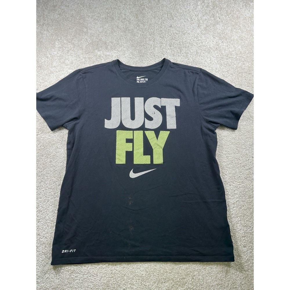 Nike Dri-FIT Just Fly Graphic Tee‎ Athletic Training Shirt